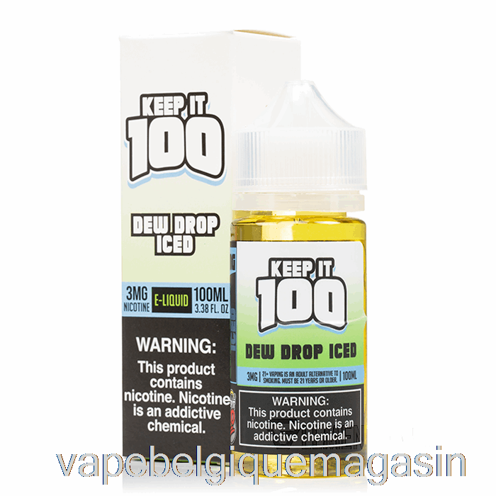 Vape Jetable Goutte De Rosée Glacée - Garder 100 - 100ml 6mg